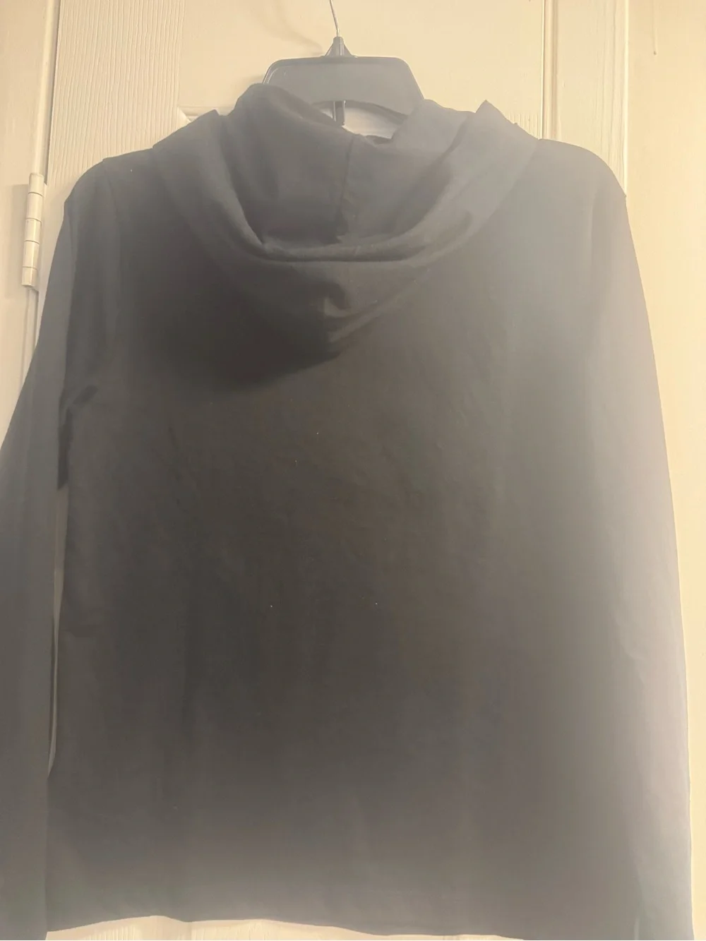 Ralph Lauren Black Hoodie with Orange POLO Graphic
